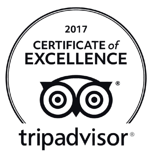 Tan Thai Optical Tripadvisor Certificate of Excellence badge and reviews link